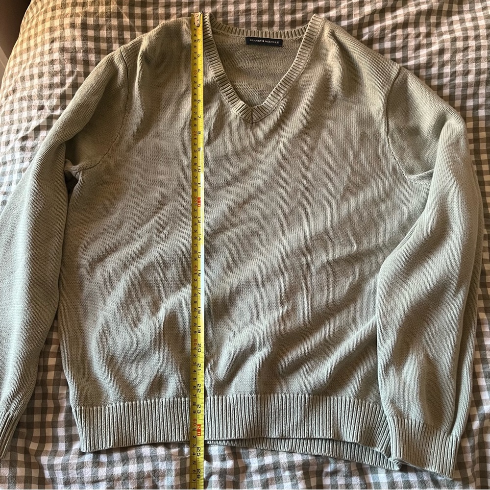 Brandy Melville V-Neck Oversized Sweater - Picture 2 of 6
